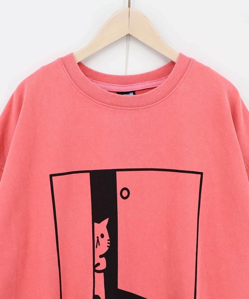 ScoLar Parity(スカラーパリティ)の「362111:真夜中の訪問者柄Tシャツ(Tシャツ/カットソー・レディース・サックスブルー/ピンク/チャコールグレー・M)」の19枚目の写真