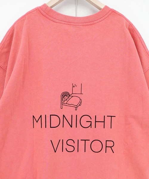 ScoLar Parity(スカラーパリティ)の「362111:真夜中の訪問者柄Tシャツ(Tシャツ/カットソー・レディース・サックスブルー/ピンク/チャコールグレー・M)」の22枚目の写真