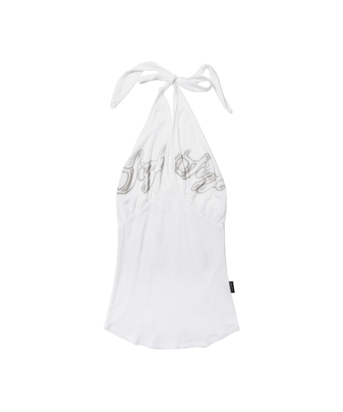 FANCY CLUB(ファンシークラブ)の「ミューズホルターネックトップ(アイボリー)F26QB123(Tシャツ/カットソー・レディース・その他・ONE)」の6枚目の写真