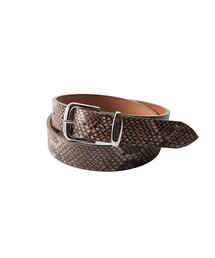 Subciety | Python stamped leather belt(ベルト)