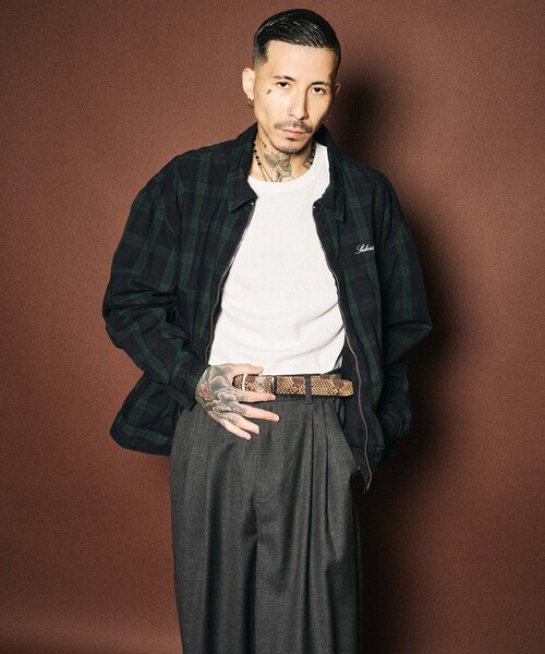 Subciety(サブサエティ)の「Python stamped leather belt(ベルト・メンズ・ブラック・FREE)」の10枚目の写真