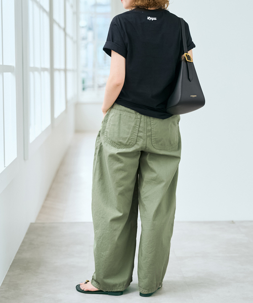 Spick & Span(スピックアンドスパン)の「《新色有り / 追加》SOMETHING / サムシング for SS 別注 HYPER CURVE LITE(チノパンツ・レディース・カーキ/ベージュ・MEDIUM/SMALL)」の21枚目の写真