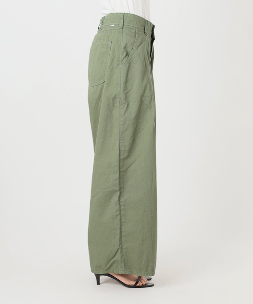 Spick & Span(スピックアンドスパン)の「《新色有り / 追加》SOMETHING / サムシング for SS 別注 HYPER CURVE LITE(チノパンツ・レディース・カーキ/ベージュ・MEDIUM/SMALL)」の15枚目の写真