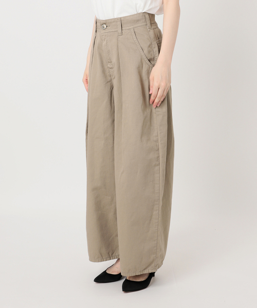 Spick & Span(スピックアンドスパン)の「《新色有り / 追加》SOMETHING / サムシング for SS 別注 HYPER CURVE LITE(チノパンツ・レディース・カーキ/ベージュ・MEDIUM/SMALL)」の7枚目の写真