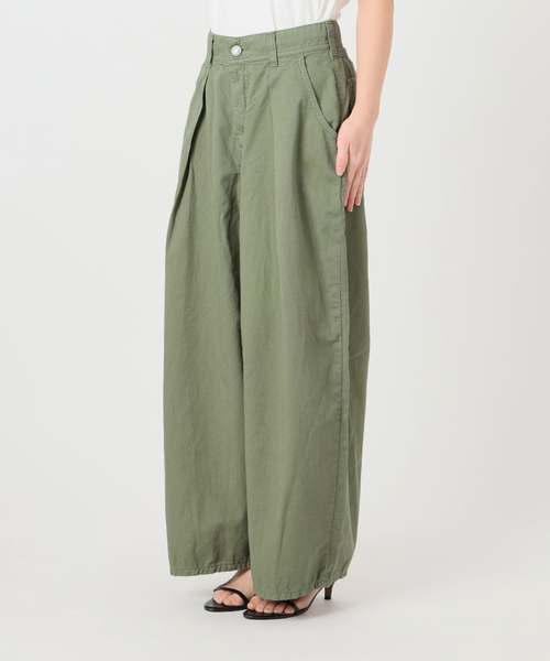 Spick & Span(スピックアンドスパン)の「《新色有り / 追加》SOMETHING / サムシング for SS 別注 HYPER CURVE LITE(チノパンツ・レディース・カーキ/ベージュ・MEDIUM/SMALL)」の8枚目の写真