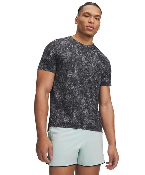 UNDER ARMOUR(アンダーアーマー)の「UAベロシティプロ プリント ショートスリーブ Tシャツ(ランニング/メンズ)(Tシャツ/カットソー・メンズ・ブラック・M/S/XL/L/2XL)」の1枚目の写真