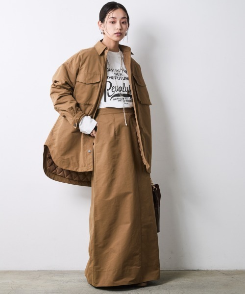 CHIC STYLE(シックスタイル)の「ロングスリーブロゴプリントTシャツ<大きいサイズ有>シックスタイル(Tシャツ/カットソー・レディース・スミクロ/オフホワイト・5L/4L/3L/LL/L/M)」の16枚目の写真
