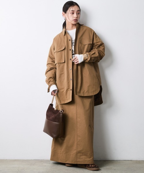 CHIC STYLE(シックスタイル)の「ロングスリーブロゴプリントTシャツ<大きいサイズ有>シックスタイル(Tシャツ/カットソー・レディース・スミクロ/オフホワイト・5L/4L/3L/LL/L/M)」の20枚目の写真