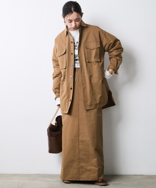 CHIC STYLE(シックスタイル)の「ロングスリーブロゴプリントTシャツ<大きいサイズ有>シックスタイル(Tシャツ/カットソー・レディース・スミクロ/オフホワイト・5L/4L/3L/LL/L/M)」の21枚目の写真