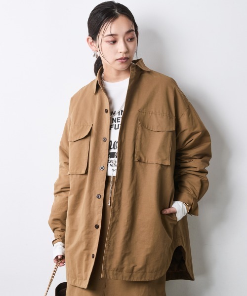 CHIC STYLE(シックスタイル)の「ロングスリーブロゴプリントTシャツ<大きいサイズ有>シックスタイル(Tシャツ/カットソー・レディース・スミクロ/オフホワイト・5L/4L/3L/LL/L/M)」の22枚目の写真
