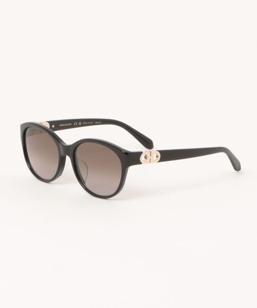 FERRAGAMO(フェラガモ)の「【FERRAGAMO/フェラガモ】オーバル サングラス SF2114SLB 001(サングラス・レディース・ブラック・FREE)」の1枚目の写真