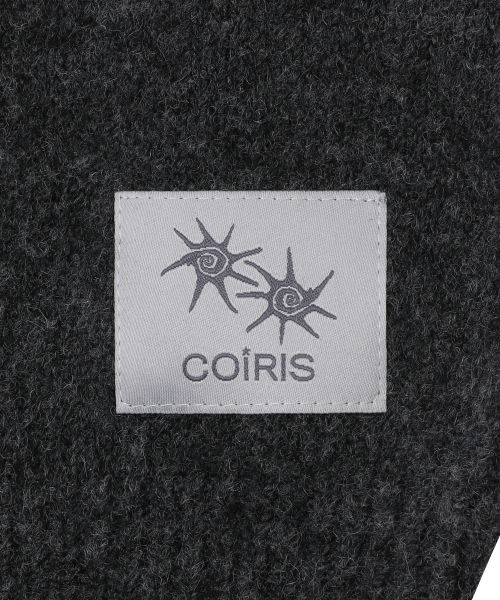 COIRIS(コイリス)の「プラフラウンドネッククロップニット(5カラー)(ニット/セーター・レディース・レッド/ブラック/ベージュ/チャコール・FREE)」の7枚目の写真