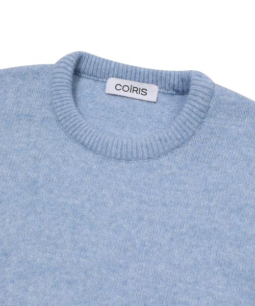 COIRIS(コイリス)の「プラフラウンドネッククロップニット(5カラー)(ニット/セーター・レディース・レッド/ブラック/ベージュ/チャコール・FREE)」の20枚目の写真