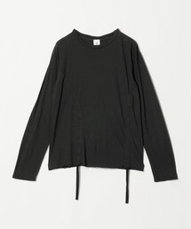 6(ROKU)＞コットン ボーダー ロングスリーブTシャツ 24AW（Tシャツ