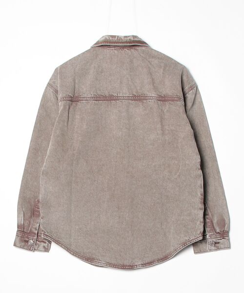 GAP(ギャップ)の「デニム オーバーサイズ シャケット(デニムジャケット・レディース・ブラウン・XXS/L/M/S/XS)」の2枚目の写真