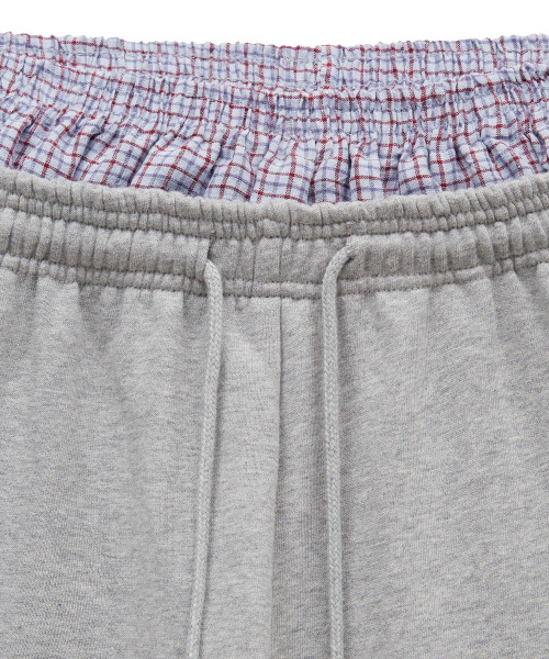 Midnight Move(ミッドナイトムーブ)の「rd check pants (grey)(スウェットパンツ・レディース・その他・FREE)」の3枚目の写真