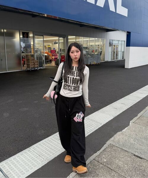 Midnight Move(ミッドナイトムーブ)の「rd check pants (grey)(スウェットパンツ・レディース・その他・FREE)」の7枚目の写真