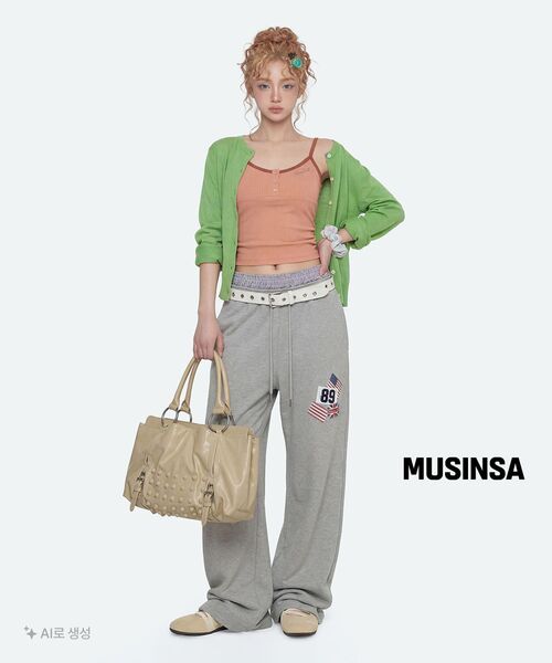Midnight Move(ミッドナイトムーブ)の「rd check pants (grey)(スウェットパンツ・レディース・その他・FREE)」の10枚目の写真
