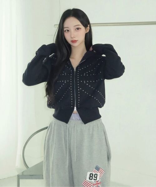 Midnight Move(ミッドナイトムーブ)の「rd check pants (grey)(スウェットパンツ・レディース・その他・FREE)」の13枚目の写真