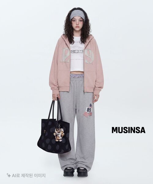 Midnight Move(ミッドナイトムーブ)の「rd check pants (grey)(スウェットパンツ・レディース・その他・FREE)」の15枚目の写真