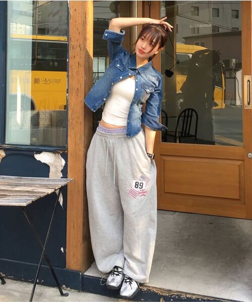 Midnight Move(ミッドナイトムーブ)の「rd check pants (grey)(スウェットパンツ・レディース・その他・FREE)」の22枚目の写真
