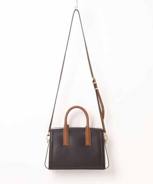 MICHAEL KORS(マイケルコース)の「LAILA カラーブロック ぺブルレザー サッチェル スモール(ハンドバッグ・レディース・ブラウン系・FREE)」の6枚目の写真