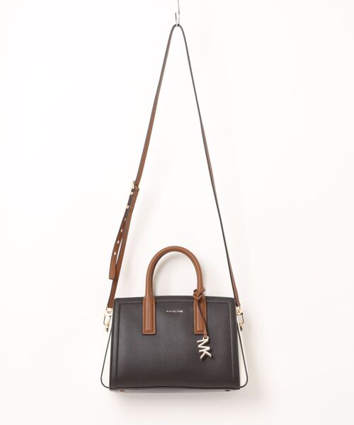 MICHAEL KORS(マイケルコース)の「LAILA カラーブロック ぺブルレザー サッチェル スモール(ハンドバッグ・レディース・ブラウン系・FREE)」の5枚目の写真