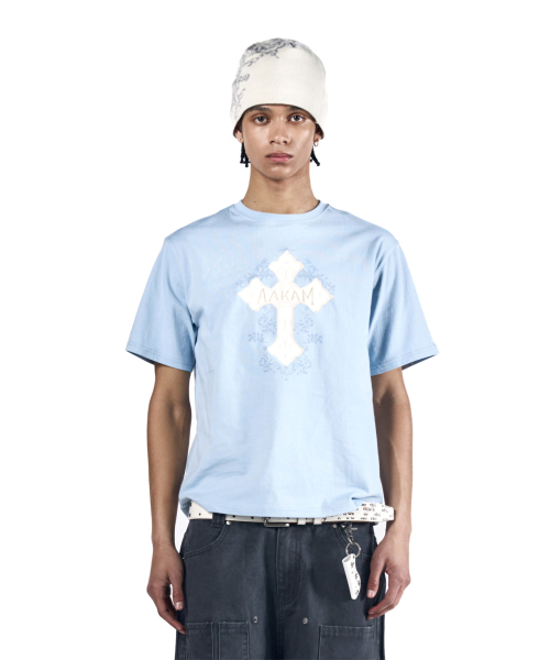 AAKAM(アーカム)の「AKM CROS2 Half Top (Sky Blue)(Tシャツ/カットソー・レディース・その他・1/2/3)」の14枚目の写真