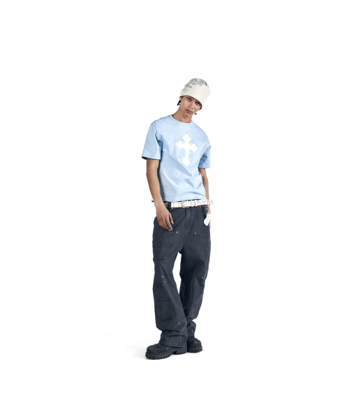 AAKAM(アーカム)の「AKM CROS2 Half Top (Sky Blue)(Tシャツ/カットソー・レディース・その他・1/2/3)」の18枚目の写真