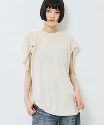 TOGA（トーガ）の「【TOGA PULLA/トーガプルラ】High twist smooth jersey tops/ハイツイストスムースジャージートップス（シャツ/ブラウス）」