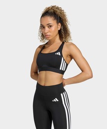 adidas（アディダス）の「パワーリアクト エッセンシャル ミディアムサポート ブラ スリーストライプス / アディダス adidas（スポーツブラ）」
