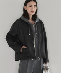【ZOZO先行予約】シンセティックレザーブルゾン
