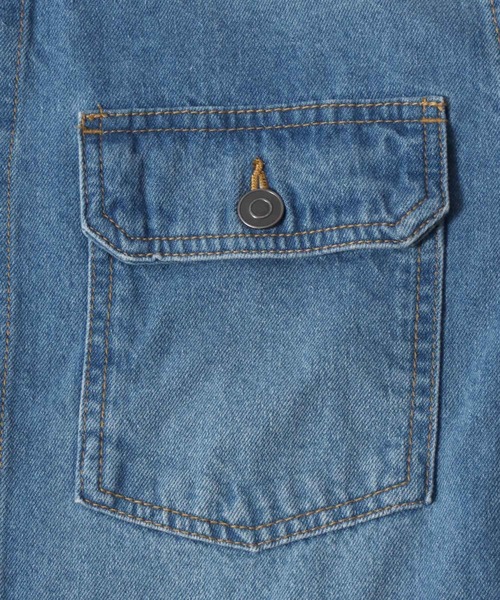 SITRY(シトリー)の「Denim Jacket/ヴィンテージライク デニムジャケット G-ジャン(デニムジャケット・メンズ・ライトグレー/ライトブルー/ネイビー/ブラック・M/L/LL)」の12枚目の写真