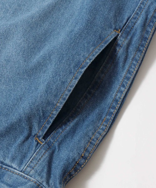 SITRY(シトリー)の「Denim Jacket/ヴィンテージライク デニムジャケット G-ジャン(デニムジャケット・メンズ・ライトグレー/ライトブルー/ネイビー/ブラック・M/L/LL)」の13枚目の写真