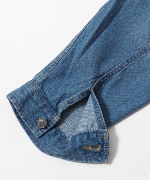 SITRY(シトリー)の「Denim Jacket/ヴィンテージライク デニムジャケット G-ジャン(デニムジャケット・メンズ・ライトグレー/ライトブルー/ネイビー/ブラック・M/L/LL)」の18枚目の写真