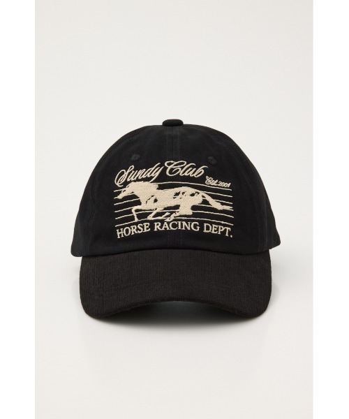 SLY(スライ)の「COTTON HORSE CAP コットンホースキャップ(キャップ・レディース・ブラウン/ブラック・FREE)」の3枚目の写真