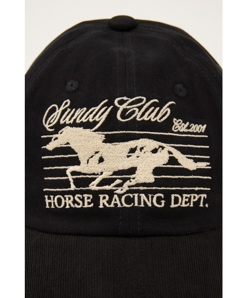 SLY(スライ)の「COTTON HORSE CAP コットンホースキャップ(キャップ・レディース・ブラウン/ブラック・FREE)」の7枚目の写真