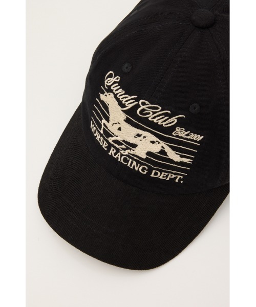 SLY(スライ)の「COTTON HORSE CAP コットンホースキャップ(キャップ・レディース・ブラウン/ブラック・FREE)」の8枚目の写真