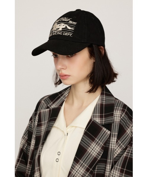 SLY(スライ)の「COTTON HORSE CAP コットンホースキャップ(キャップ・レディース・ブラウン/ブラック・FREE)」の11枚目の写真