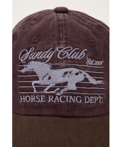 SLY(スライ)の「COTTON HORSE CAP コットンホースキャップ(キャップ・レディース・ブラウン/ブラック・FREE)」の16枚目の写真