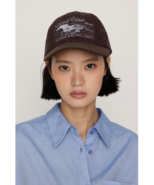 SLY(スライ)の「COTTON HORSE CAP コットンホースキャップ(キャップ・レディース・ブラウン/ブラック・FREE)」の19枚目の写真