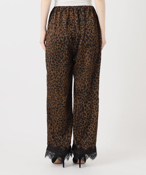ARCHIVE STANCE(アーカイブスタンス)の「【ARCHIVE STANCE/アーカイブスタンス】lace hem leopard pants(スラックス・レディース・ブラウン・FREE)」の7枚目の写真