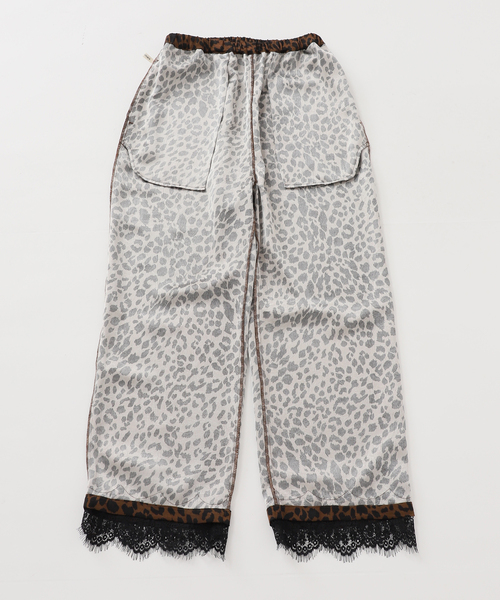 ARCHIVE STANCE(アーカイブスタンス)の「【ARCHIVE STANCE/アーカイブスタンス】lace hem leopard pants(スラックス・レディース・ブラウン・FREE)」の13枚目の写真