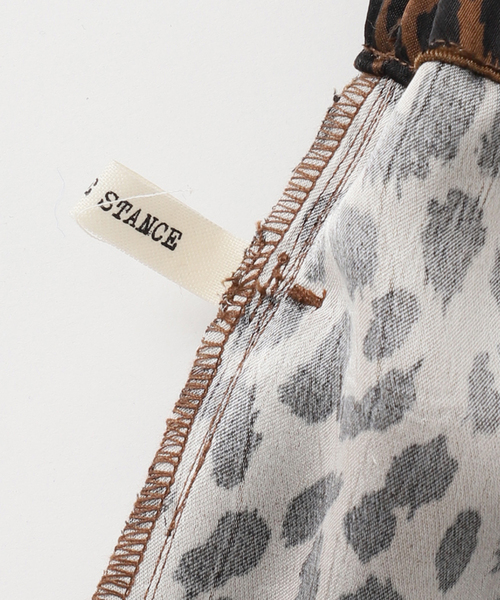 ARCHIVE STANCE(アーカイブスタンス)の「【ARCHIVE STANCE/アーカイブスタンス】lace hem leopard pants(スラックス・レディース・ブラウン・FREE)」の14枚目の写真