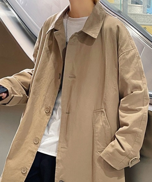KELVIN（ケルヴァン）の「Minimal Balmacaan Coat ミニマルバルマカーンコート（その他アウター・メンズ・ブラック・MEDIUM/LARGE）」の4枚目の写真
