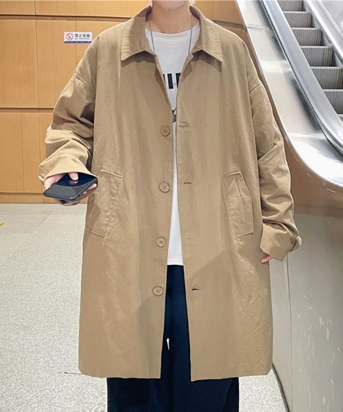 KELVIN（ケルヴァン）の「Minimal Balmacaan Coat ミニマルバルマカーンコート（その他アウター・メンズ・ブラック・MEDIUM/LARGE）」の5枚目の写真