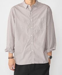 SHIPS:〈MADE IN JAPAN〉レギュラーカラー チェック シャツ