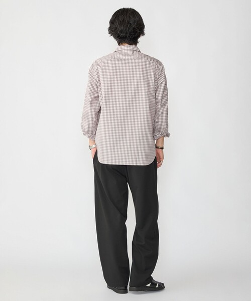SHIPS(シップス)の「SHIPS:〈MADE IN JAPAN〉レギュラーカラー チェック シャツ(シャツ/ブラウス・メンズ・ネイビー/ブラウン系/ライトグリーン・SMALL/MEDIUM/LARGE/X-LARGE)」の8枚目の写真