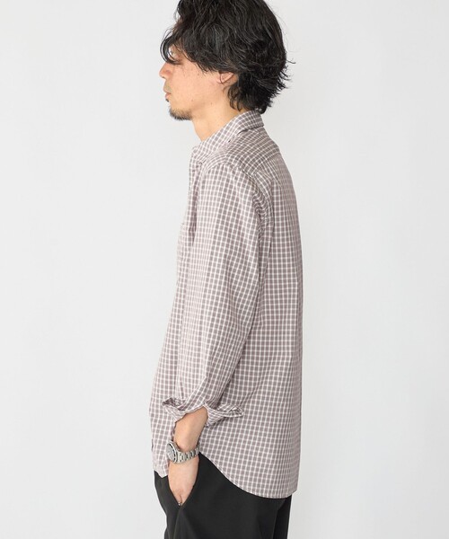 SHIPS(シップス)の「SHIPS:〈MADE IN JAPAN〉レギュラーカラー チェック シャツ(シャツ/ブラウス・メンズ・ネイビー/ブラウン系/ライトグリーン・SMALL/MEDIUM/LARGE/X-LARGE)」の12枚目の写真