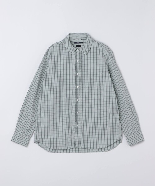 SHIPS(シップス)の「SHIPS:〈MADE IN JAPAN〉レギュラーカラー チェック シャツ(シャツ/ブラウス・メンズ・ネイビー/ブラウン系/ライトグリーン・SMALL/MEDIUM/LARGE/X-LARGE)」の15枚目の写真